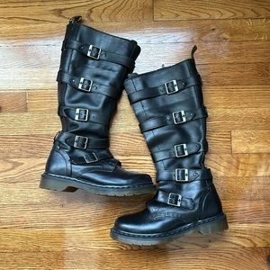 Dr. Martens “Walking Dead” Phina Tall Strappy Boots